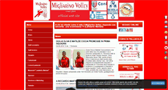 Desktop Screenshot of migliarinovolley.com